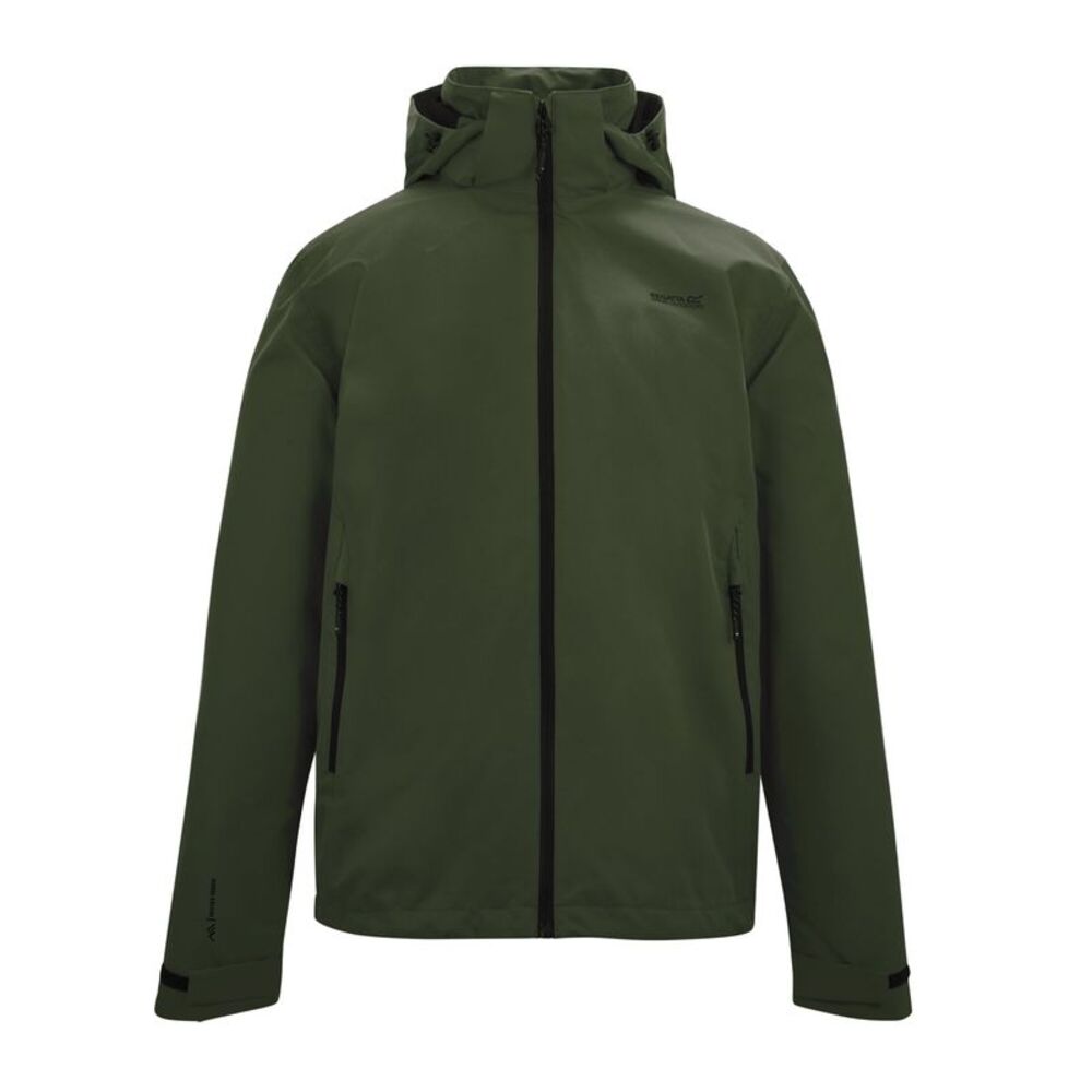 Regatta Mens Oakhowe Waterproof Jacket / Dark Khaki